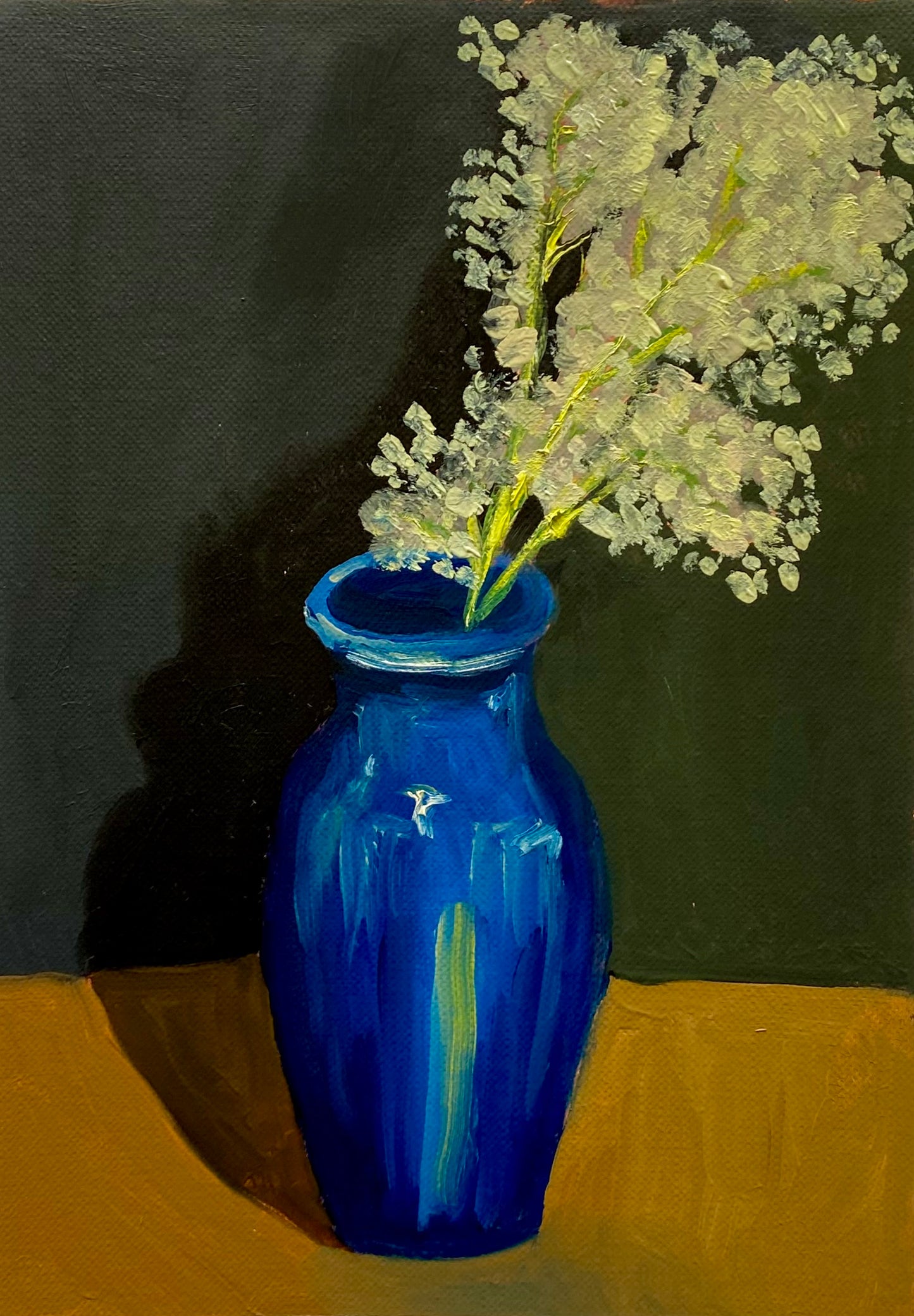 Blue Vase Alone
