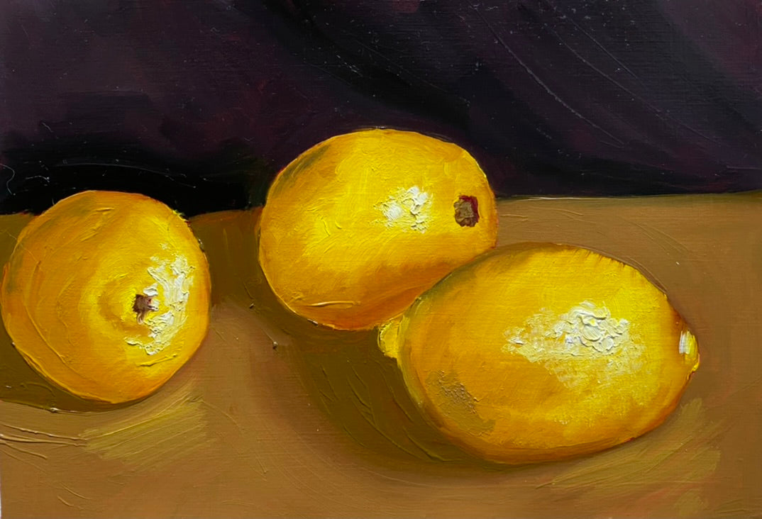 Three Venetian lemons