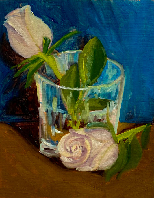 Rose in Glass