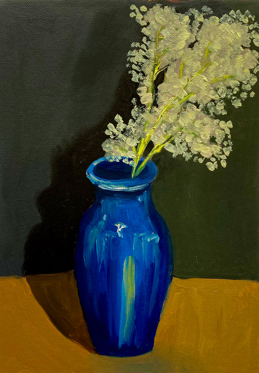 Blue Vase Alone