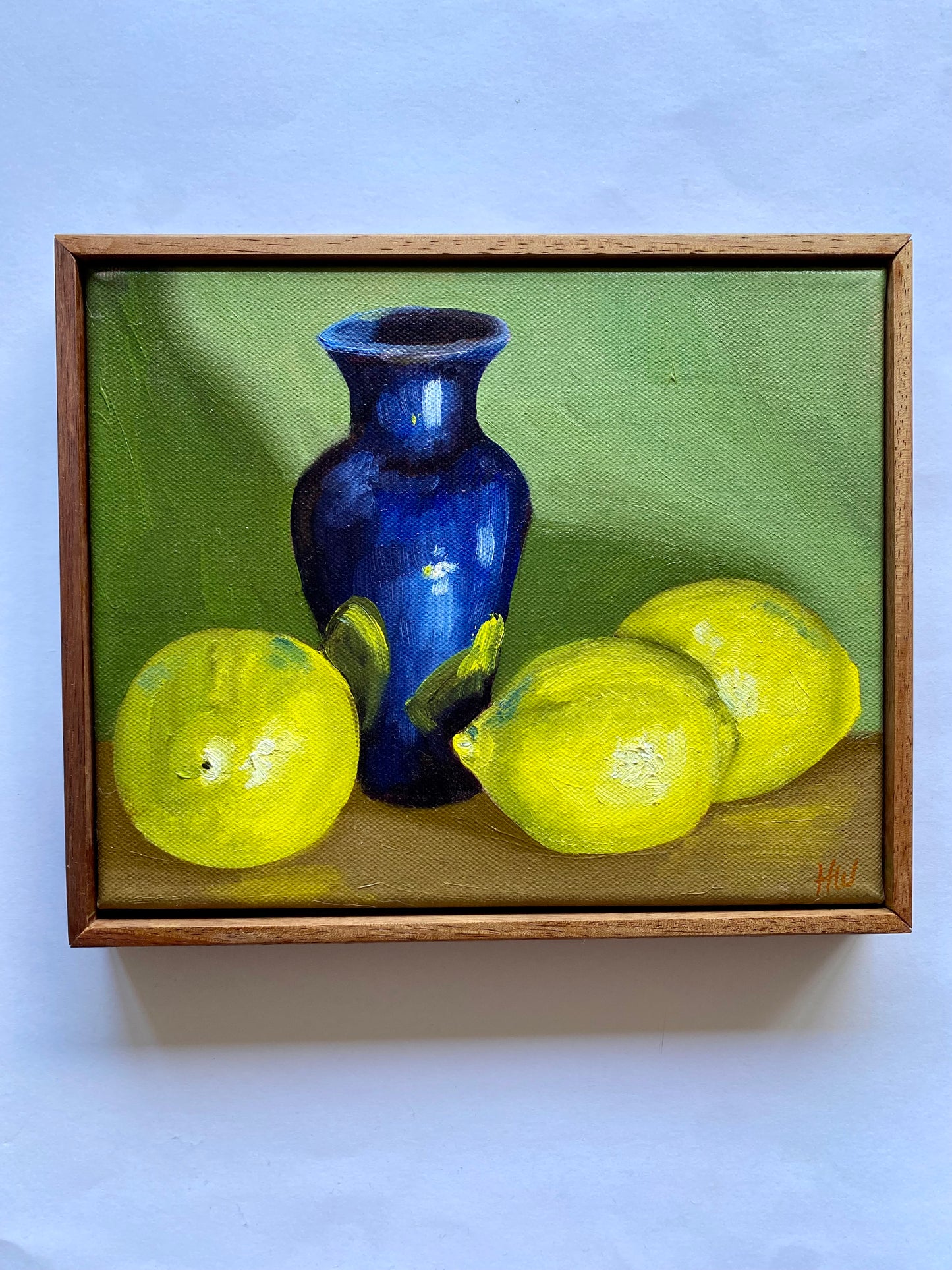 Lemons and Vase